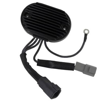 Rareelectrical - New Voltage Regulator Compatible With Harley-Davidson 2007 Softail Models, 40A, Three-Phase Systems