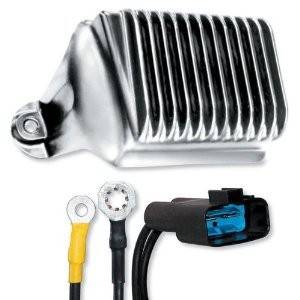Rareelectrical - New Chrome Rectifier Regulator Compatible With Harley Davidson All Touring Models 97-01 74505-97