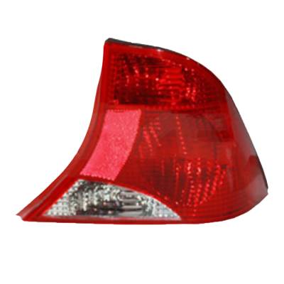 Rareelectrical - New Right Tail Light Compatible With Ford Focus 3 Bulb Without Black Trim 2000 2001 2002 2003 By