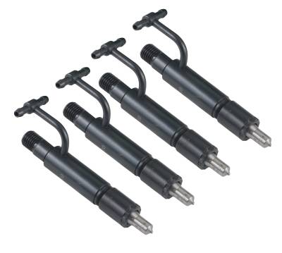 Rareelectrical - 4-Pack Fuel Injectors Compatible With Komatsu Sk510 Sk815 Sk820 Skid Steer Komatsu 4D84e 4D88e Qty 4