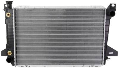 Rareelectrical - New Radiator Assembly Compatible With Ford 87-97 Bronco F150 F250 F350 F450 5.0L 5.4L 45.8L V8