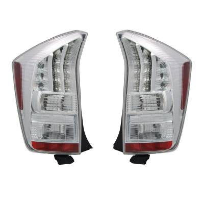 Rareelectrical - New Tail Light Pair Compatible With Toyota Prius 2010 2011 To2818146 81561-47111 To2819146