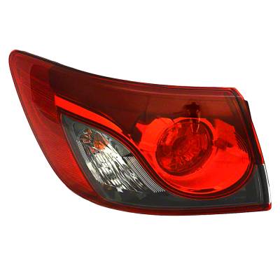 Rareelectrical - New Left Outer Tail Light Compatible With Mazda Cx 9 2013 2014 2015 By Part Numbers Ma2804112