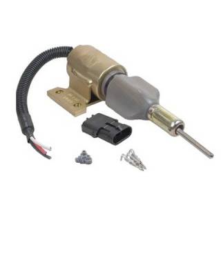 RAREELECTRICAL - 24V Shutdown Solenoid Compatible With Cummins 4Bt 6Bt 5.9L Hyundai R220-5 R210-3 Komatsu Pc200-6