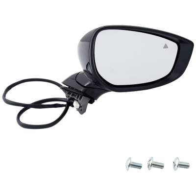 Rareelectrical - Side Mirror Compatible With 2019-2021 Mazda 3 2.5L I4 Py-Vps Right Passenger Side 250Hp Replaces