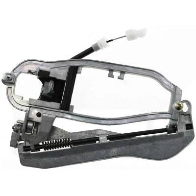 Rareelectrical - Front Driver Side Exterior Door Handle Compatible With 2000-2006 Bmw X5 Unfinished Without Key Hole