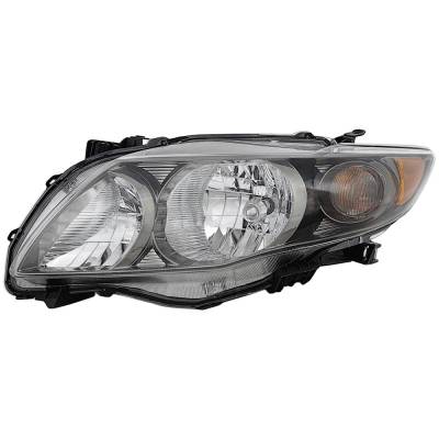 Rareelectrical - Headlight Compatible With 2009-2010 Toyota Corolla 1.8L I4 Left Driver Side Halogen Rept100102q