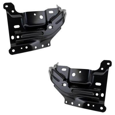 Rareelectrical - New Front Left And Front Right Bumper Bracket Compatible With Ford F-150 Xlt 8 Cyl 5.0L F-150 Xlt 6