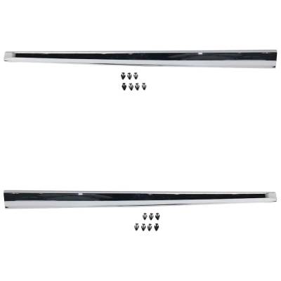 Rareelectrical - New Front Left Upper And Front Right Upper Door Molding And Beltlines Compatible With Nissan