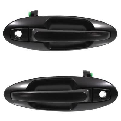 Rareelectrical - Front Left And Right Exterior Door Handle Compatible With 2001-2006 Hyundai Sonata Kia Optima Kia