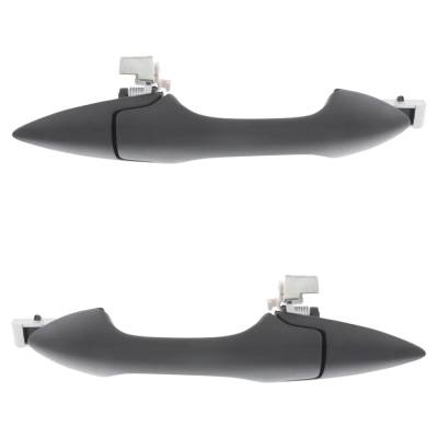 Rareelectrical - Front Driver And Passenger Side Exterior Door Handle Compatible With 2005-2010 Honda Odyssey Primed