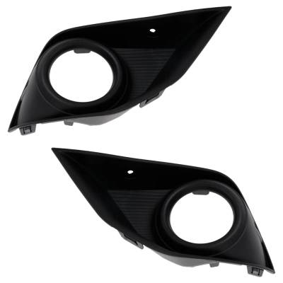 Rareelectrical - New Front Left And Front Right Fog Light Trim Compatible With Mitsubishi Rvr Gt 4 Cyl 2.4L Outlander