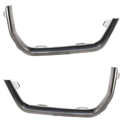 Rareelectrical - New Front Left Outer And Front Right Outer Fog Light Trim Compatible With Gmc Terrain Slt 4 Cyl 1.5L