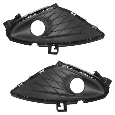 Rareelectrical - New Front Left And Front Right Fog Light Trim Compatible With Mazda 5 Touring 5 Sport 2012-2017 By