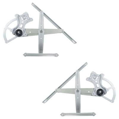 Rareelectrical - New Front Left And Front Right Window Regulator Compatible With Toyota Sienna Se Premium 6 Cyl 3.5L