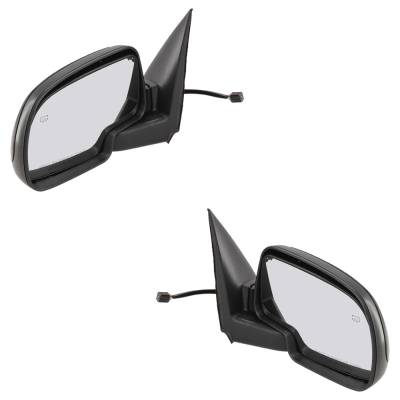 Rareelectrical - New Pair Of Mirror Compatible With Chevrolet Gmc Suburban 1500 Ls 8 Cyl 5.3L Sierra 1500 Slt 8 Cyl