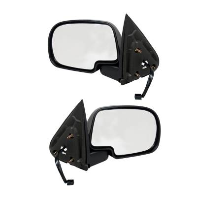 Rareelectrical - New Pair Of Door Mirrors Fits Chevrolet Avalanche 02 88986366 88986367 Gm1320252