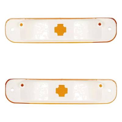 Rareelectrical - New Pair Of Daytime Running Lights Compatible With Chevrolet Gmc 1973 1974 1975 1976 1977 1978 1979
