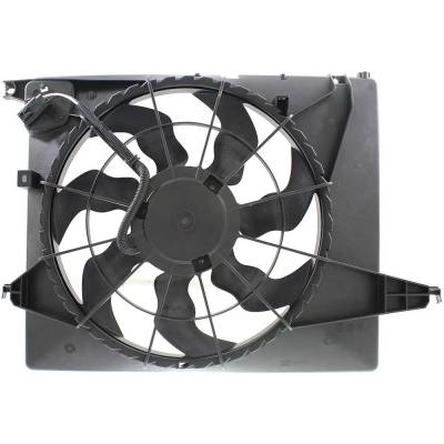 Rareelectrical - New Radiator Cooling Fan Assembly Compatible With Hyundai Kia Santa Fe Sport Luxury 4 Cyl 2.4L Santa