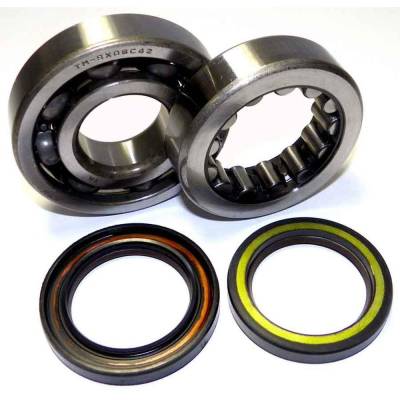 Rareelectrical - Crankshaft Main Bearing And Oil Seal Rebuild Kit Compatible With 2002-2018 Honda Crf450r Motocross