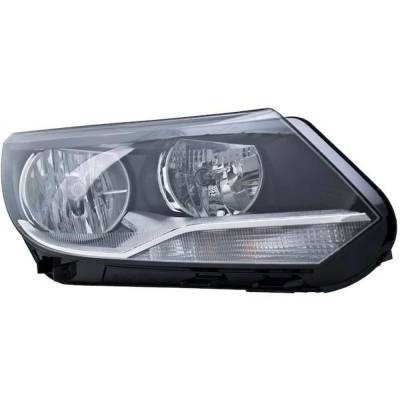 Rareelectrical - Headlight Compatible With 2012-2013 Volkswagen Tiguan 2.0L I4 Ea888 Right Passenger Side Halogen