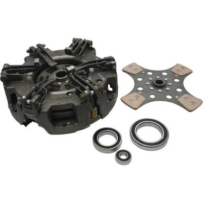 Rareelectrical - 11" Double Clutch Kit Compatible With John Deere 5205 5105 Tractor 13 Spline Coil Diaphragm Pp