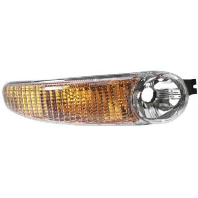 Rareelectrical - Halogen Turn Signal Parking Light Assembly Right Passenger Side Compatible With 2000-2007 Gmc Sierra