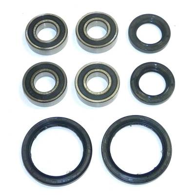 Rareelectrical - New Front Wheel Bearing And Seal Kit Compatible With 1987-2013 87-13 Yamaha Grizzly 125 Raptor 50 80