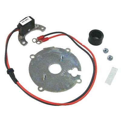 Rareelectrical - Electronic Ignition Conversion Kit Compatible With Mercruiser 2.5L 120Hp 3.0L 140Hp Gm 4-Cyl Screw