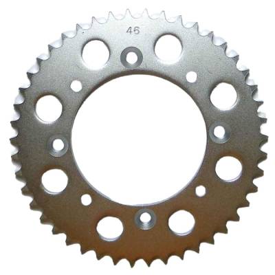 Rareelectrical - Rear Drive Sprocket 46T 428 Chain Steel Compatible With Suzuki Yz 80 Yz 85 1993-2025 79-85Cc