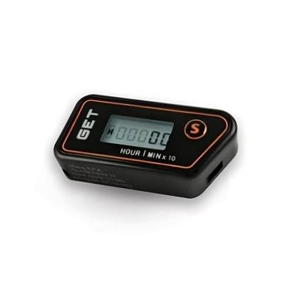 Rareelectrical - Wireless Stick-On Hour Meter Compatible With Universal Atv Utv Side-By-Side Honda Trx Yamaha Yfz