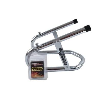 Rareelectrical - New 6.5 Inch Size Chrome Coating Wheel Chock By Pp11017