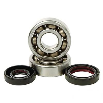 Rareelectrical - New Crankshaft Main Bearing And Oil Seal Rebuild Kit Compatible With 1988-2005 Kawasaki Kx125 G H J