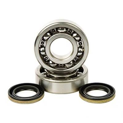 Rareelectrical - Crankshaft Main Bearing And Oil Seal Rebuild Kit Compatible With 1989-2006 Kawasaki Kdx200 E H