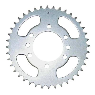 Rareelectrical - Rear Drive Sprocket 40T 520 Chain Steel Compatible With Suzuki Dr 500 Sp 500 Lt 300 Quadrunner Lt-F