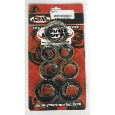 Rareelectrical - 47Mm Showa Inverted Fork Rebuild Kit Compatible With 2005-2007 Honda Cr250r 2-Stroke Motocross