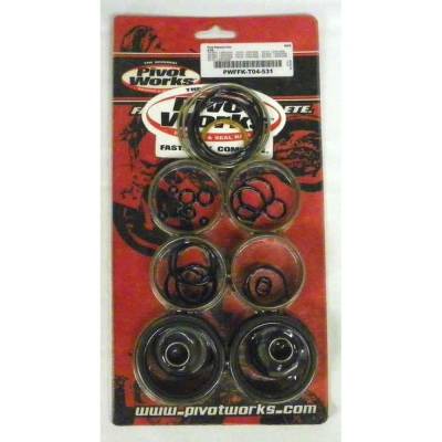 Rareelectrical - Wp 48Mm Inverted Fork Rebuild Kit Compatible With 2003-2005 Ktm 250 Sx Exc 450 Sx-F 525 Mxc 300 Exc