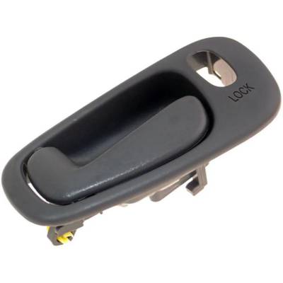 Rareelectrical - Front Driver Side Interior Door Handle Compatible With 1998-2002 Toyota Corolla Chevrolet Prizm Gray