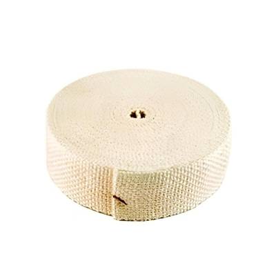 Rareelectrical - Tan Exhaust Header Wrap 2 Inch X 50 Foot Roll Compatible With Marine Inboard Sterndrive Motorcycle