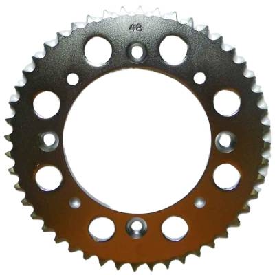 Rareelectrical - Rear Drive Sprocket 48T 428 Chain Steel Compatible With Ktm 85 Sx (17/14 Small Wheel) 85 Sx (19/16