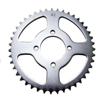 Rareelectrical - 43 Tooth Rear Sprocket 520 Chain Compatible With 1985-2008 Kawasaki Lt 160 Quadrunner Lt 230