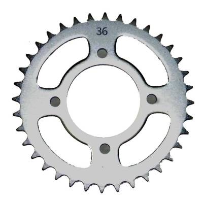 Rareelectrical - Rear Drive Sprocket 36T 520 Chain Steel Compatible With Suzuki Dr 500 Sp 500 Lt 300 Quadrunner Lt-F