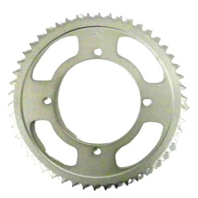 Rareelectrical - Rear Drive Sprocket 50T 420 Chain Steel Compatible With Kawasaki Kx 80 Kx 85 Kx 100 Kx 112 1986-2023