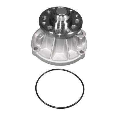 Rareelectrical - Diesel Water Pump Compatible With 2004-2007 F-250 F-350 Super Duty 6.0L V8 Power Stroke Turbo