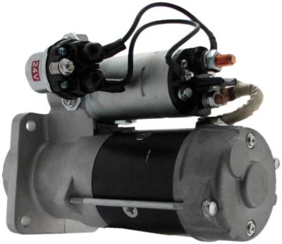 Rareelectrical - New 24V 11T Starter Motor Compatible With Mercedes Actros 19070039 8200071 8200278 061516701