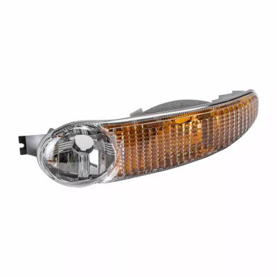 Rareelectrical - Halogen Turn Signal Parking Light Assembly Left Driver Side Compatible With 2000-2007 Gmc Sierra