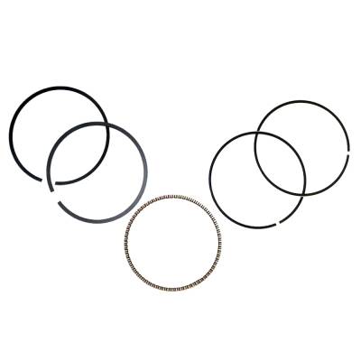 Rareelectrical - Piston Rings 0.50Mm Over Compatible With 1992-2009 Yamaha Bear Tracker 250 Timberwolf Bruin Big Bear