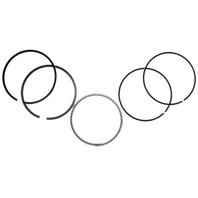 Rareelectrical - Piston Rings 1.00Mm Over Compatible With 1992-2009 Yamaha Bear Tracker 250 Timberwolf Bruin Big Bear