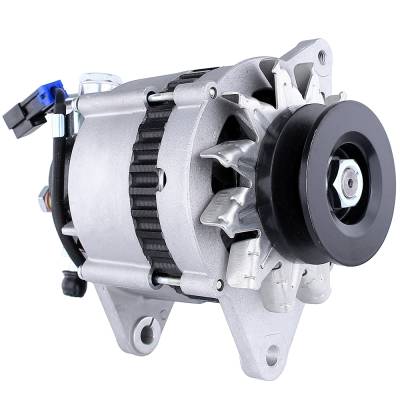 Rareelectrical - New 12V 65A Alternator Compatible With European Model Isuzu Nkr 2.8L Diesel 85-96 8941224883