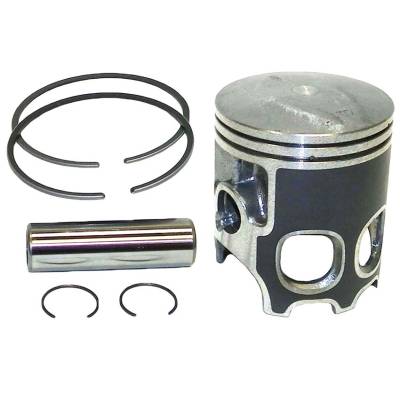 Rareelectrical - Piston Kit Compatible With 1987-2006 Yamaha Banshee 350 Yfz350 347Cc 2-Stroke Standard 64Mm Platinum